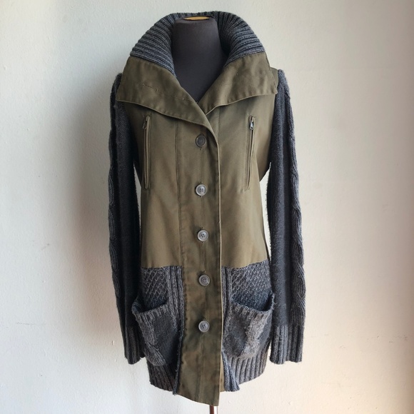 Thread & Supply Jackets & Blazers - Thread & supply sz XS cowl neck knit jacket